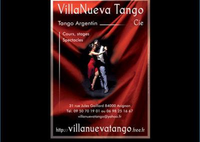 Création d'une affiche pour un spectacle de tango