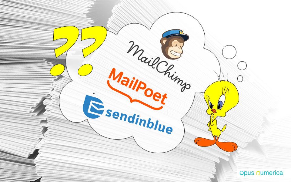 Comment choisir entre MailPoet, Mailchimp et Sendinblue pour votre Newsletter ?